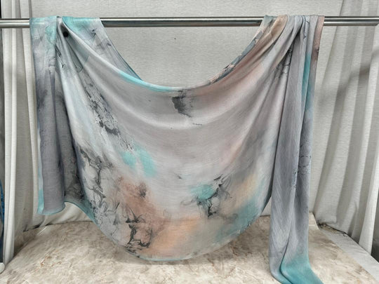 Printed Modal Hijab | Soft-Focus Batik