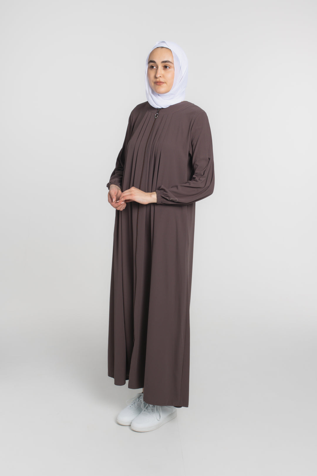 Midnight Flow Modest Abaya | Brown