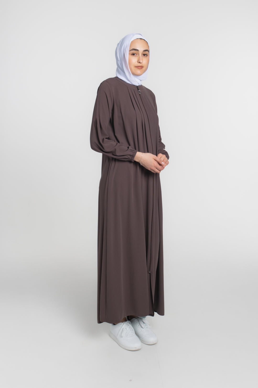 Midnight Flow Modest Abaya | Brown
