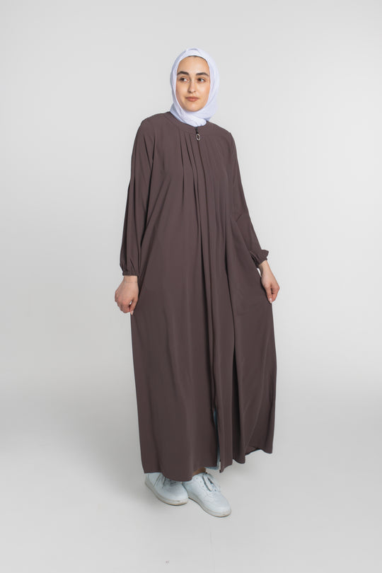 Midnight Flow Modest Abaya | Brown