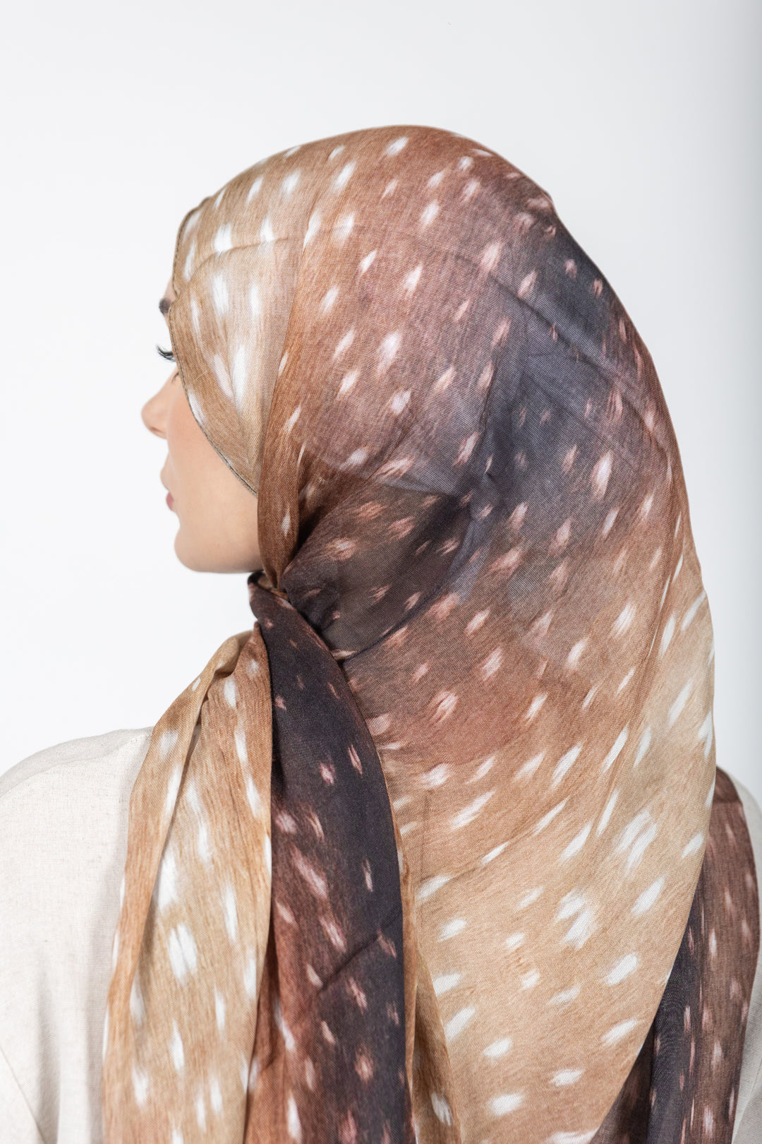 Printed Modal Hijab | Gazelle print