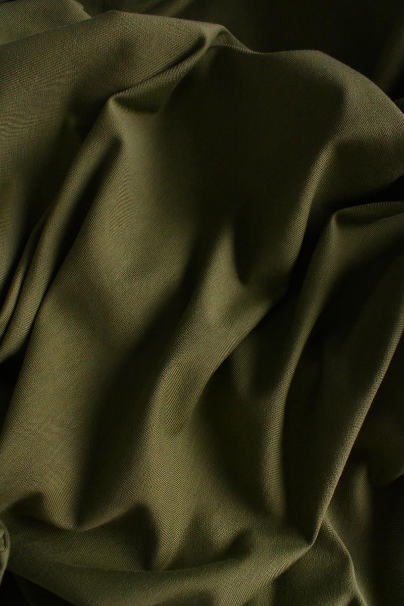 Sara Modest Hooded Chic Maxi Dress | Dark Green