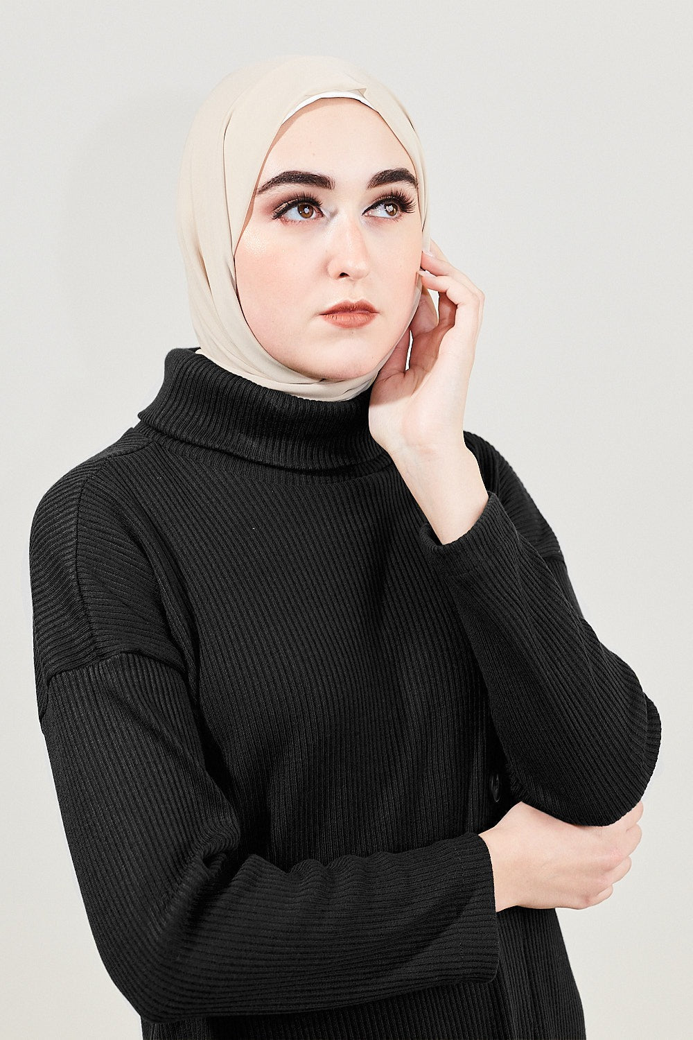 Tabia Modest Ribbed Cardigan | Dana Fashion