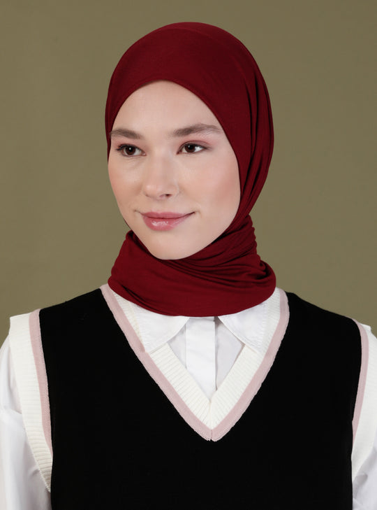 Instant Jersey Scarf | Maroon