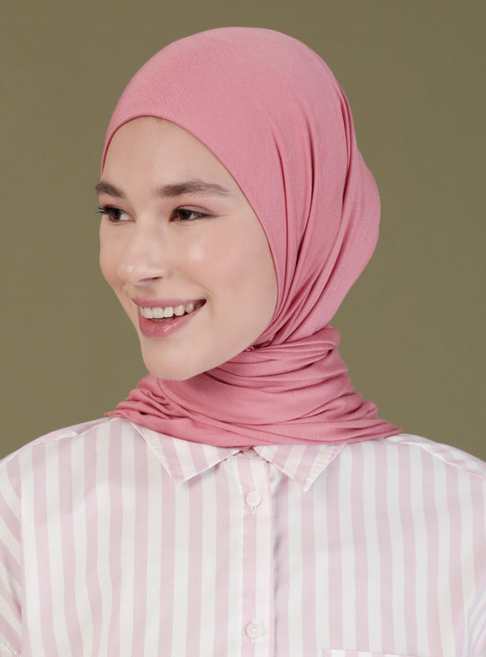 Instant Jersey Scarf | Dusty Rose