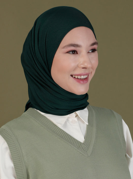 Instant Jersey Scarf | Dark Green