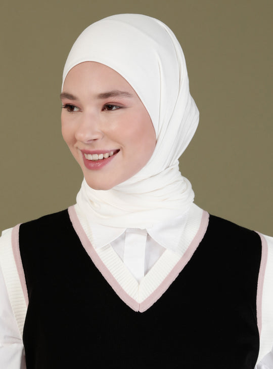 Instant Jersey Scarf | Cream
