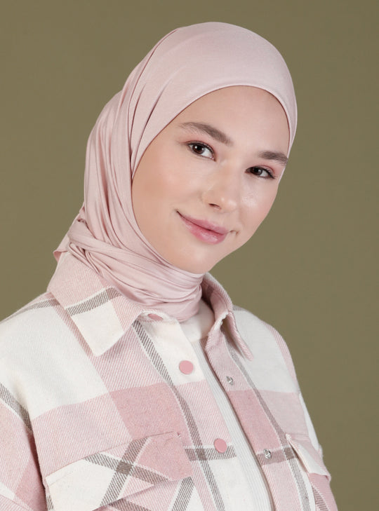 Instant Jersey Scarf | Powder Pink