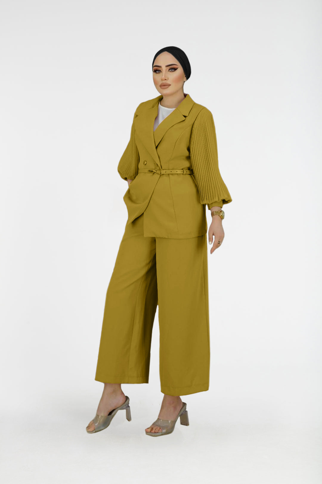 Siina Modest Pant Set | Canary