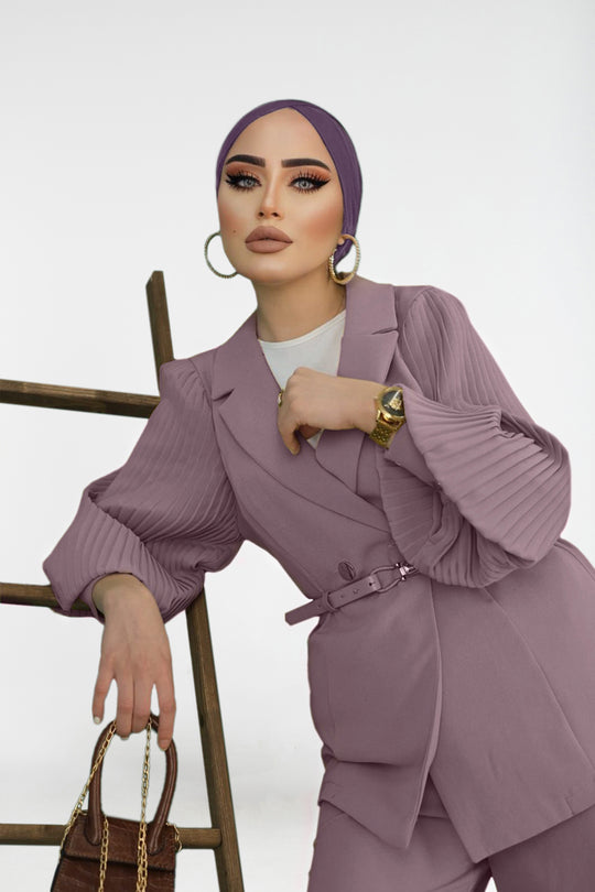 Siina Modest Pant Set | Blush Pink