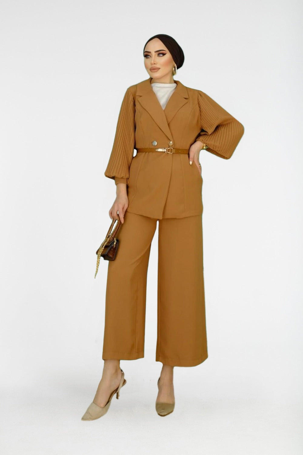 Siina Modest Pant Set | Ochre