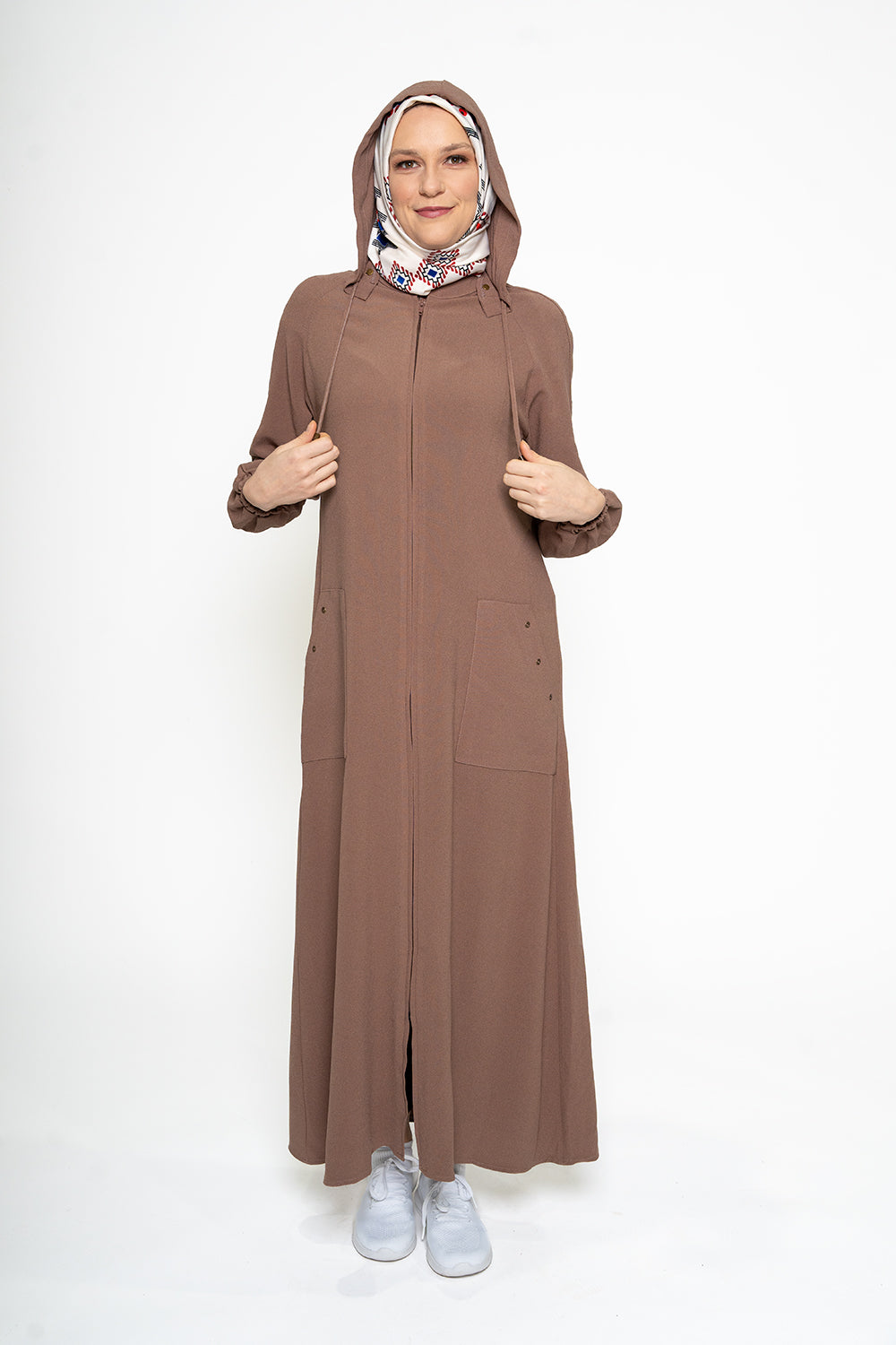 Earthy Pocketed Modest Turkish Jilbab | Dana Fashion