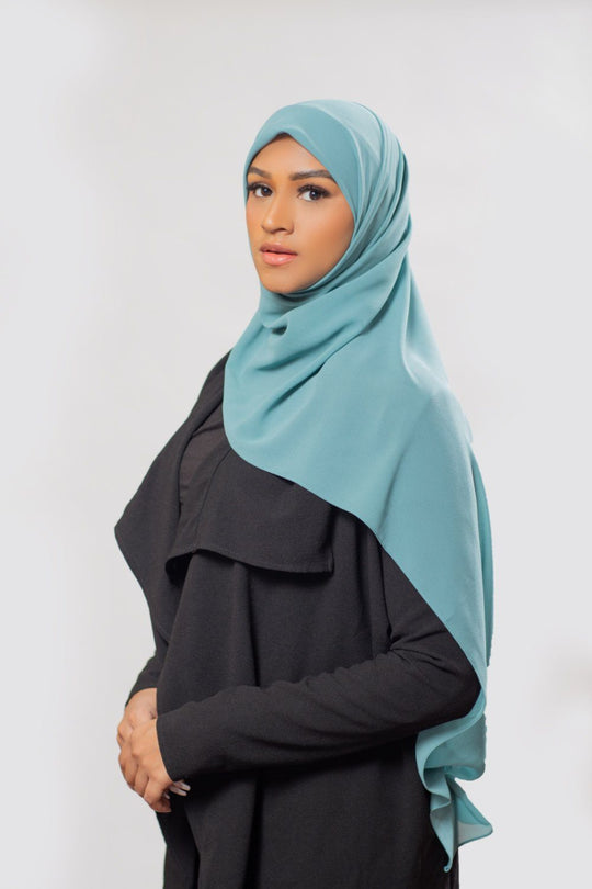 Everyday Chiffon Hijab | Dusty Green Hijab Dana Fashion 