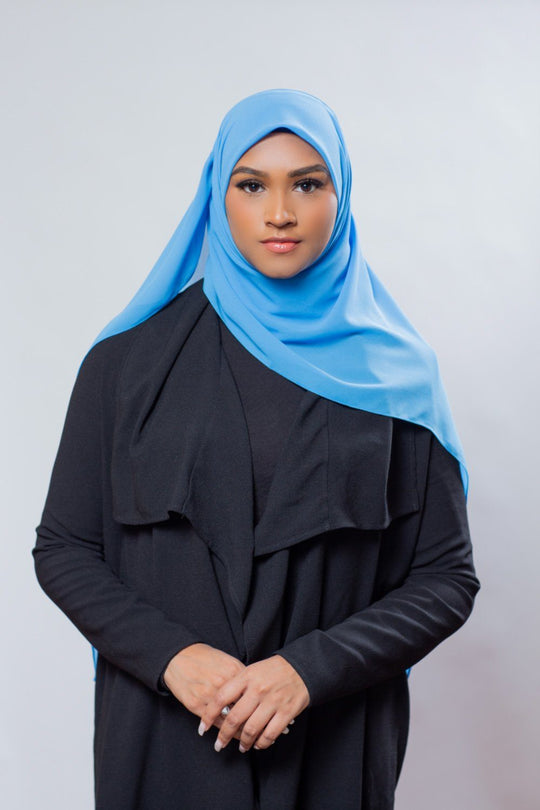 Everyday Chiffon Hijab | Light Blue Hijab Dana Fashion 