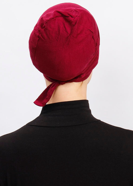 Undercap Bonnet-Cross | Maroon