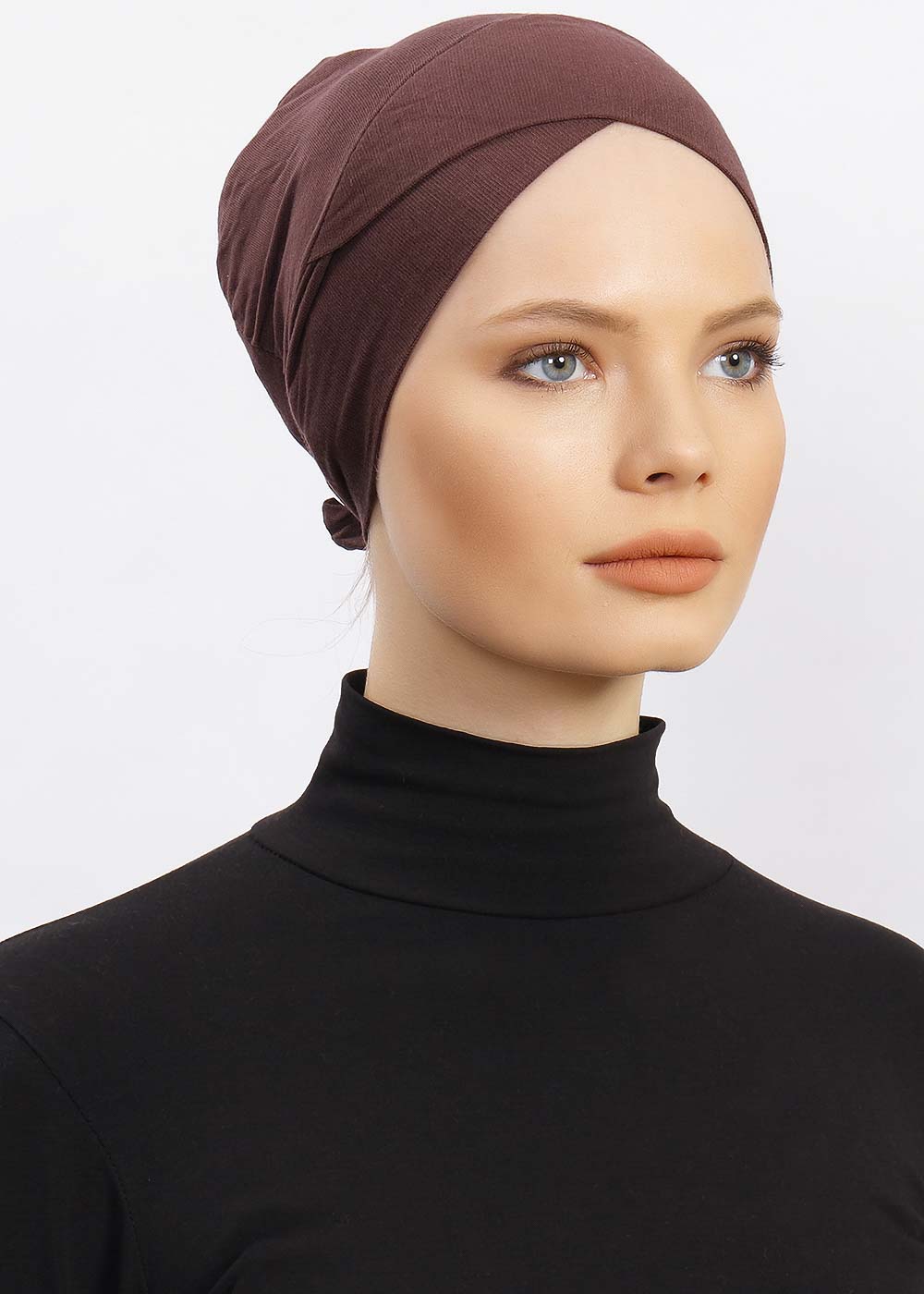 Undercap Bonnet-Cross | Coffee