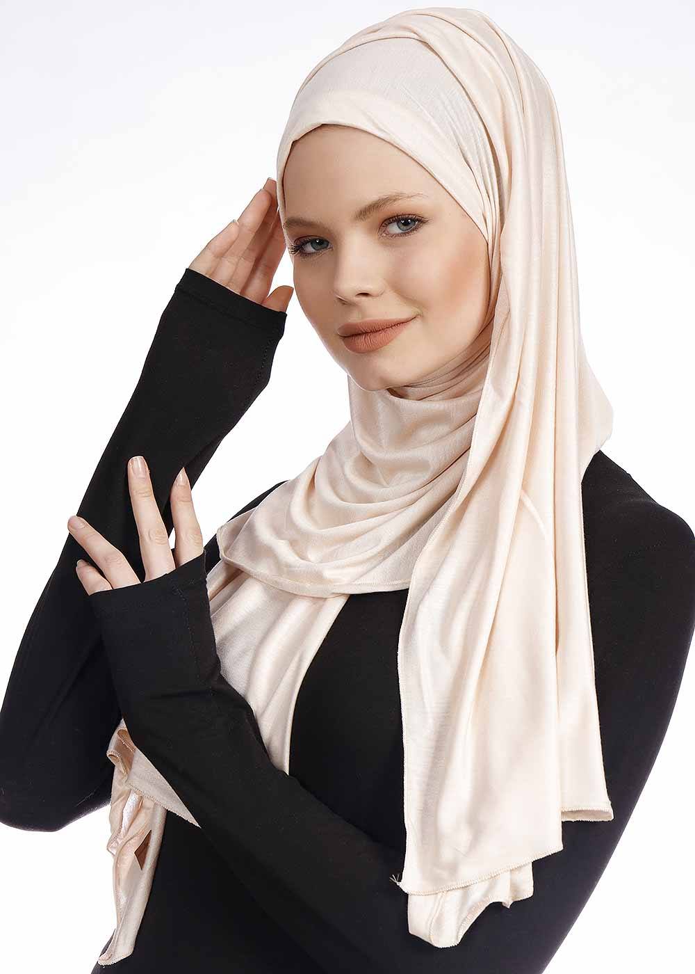 Jersey Hijab | Light Beige Hijab Dana Fashion 