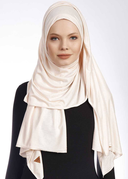 Jersey Hijab | Light Beige Hijab Dana Fashion 