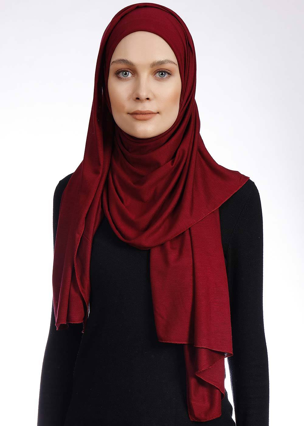 Jersey Hijab | Maroon Hijab Dana Fashion 