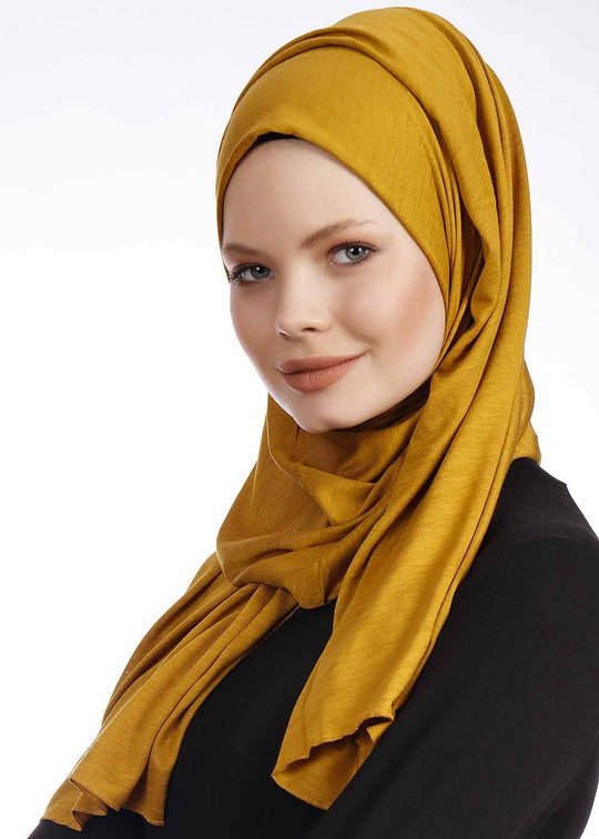 Jersey Hijab | Mustard Hijab Dana Fashion 