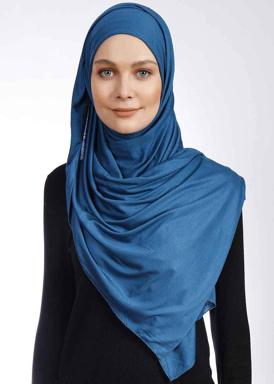 Jersey Hijab | Petrol Blue Hijab Dana Fashion 