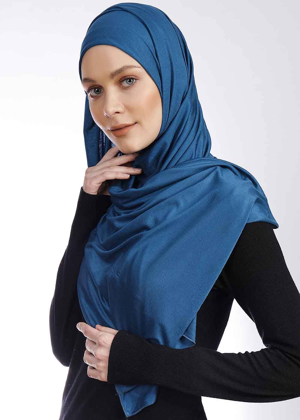 Jersey Hijab | Petrol Blue Hijab Dana Fashion 