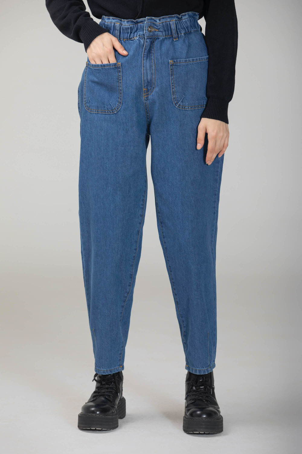‘Lina’ High Waist Jeans Pants Dana Fashion 