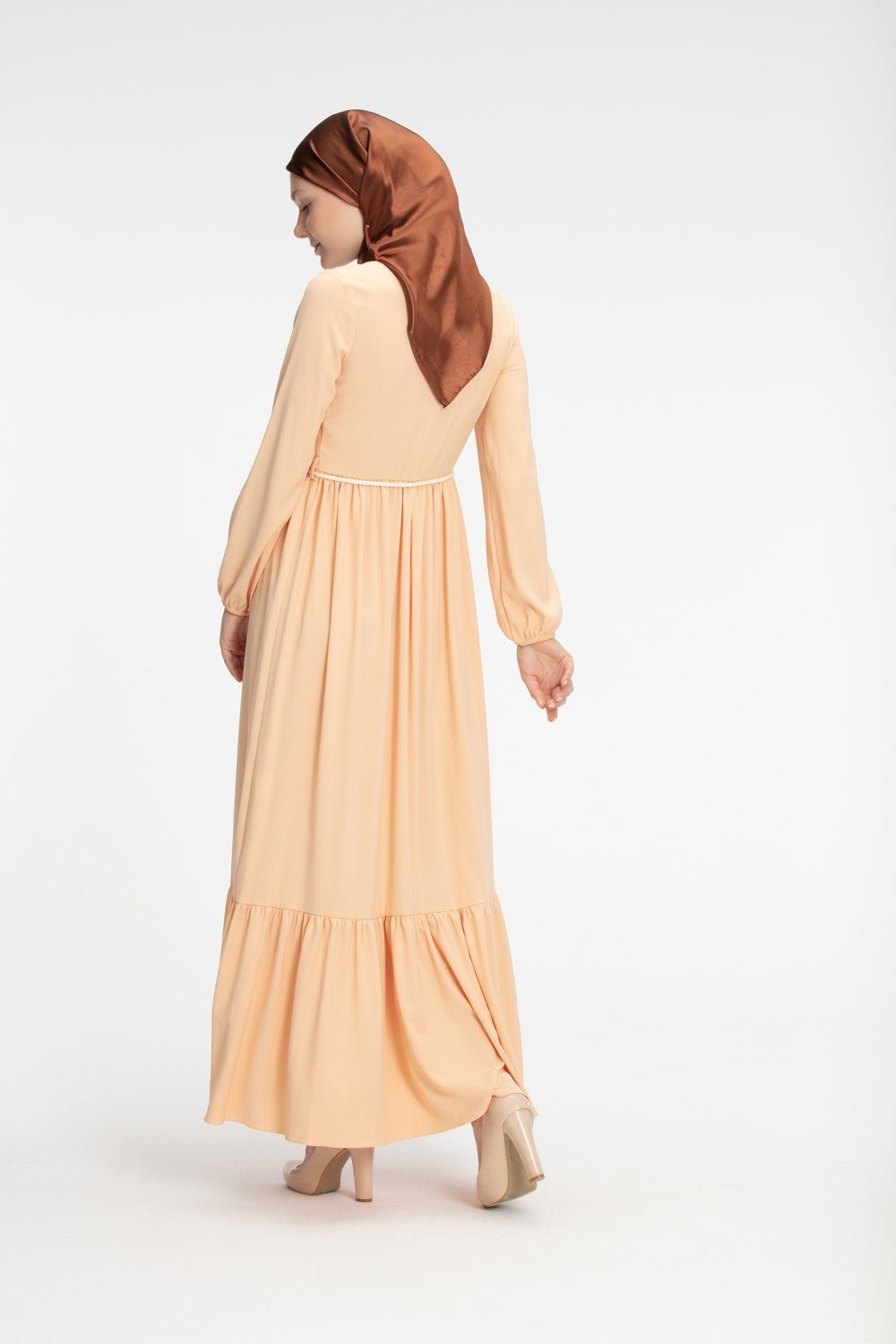 ‘LOREEN’ Dress | Peach Dress Dana Fashion 