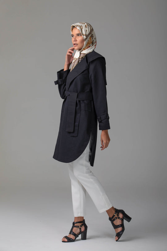 ‘Maya’ Short Trench Coat Coat Dana Fashion 
