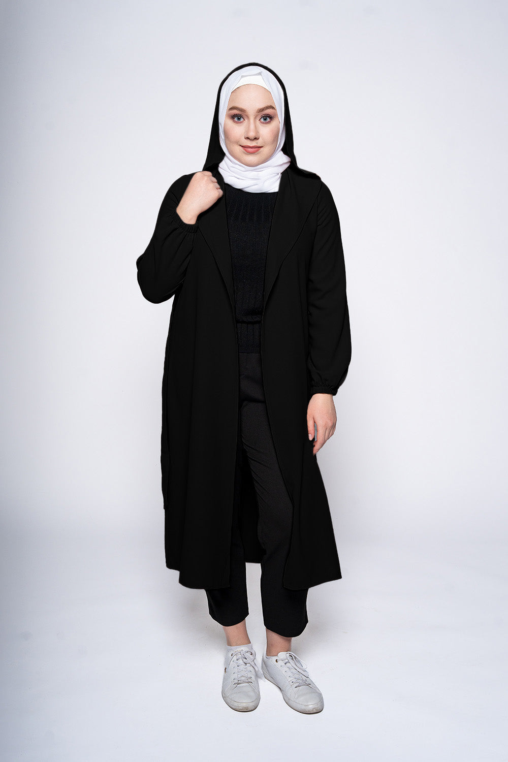 Alisha Modest Long Cardigan | Dana Fashion