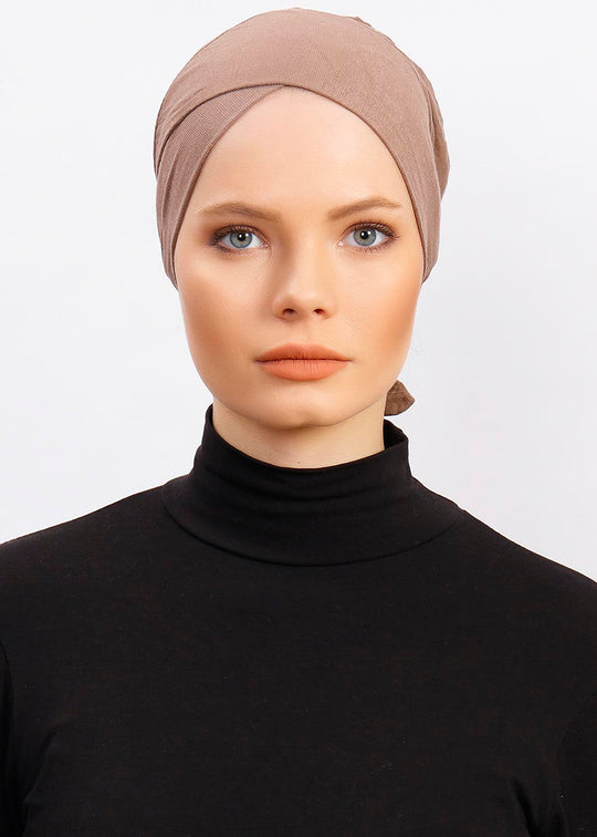 Undercap Bonnet-Cross | Mink