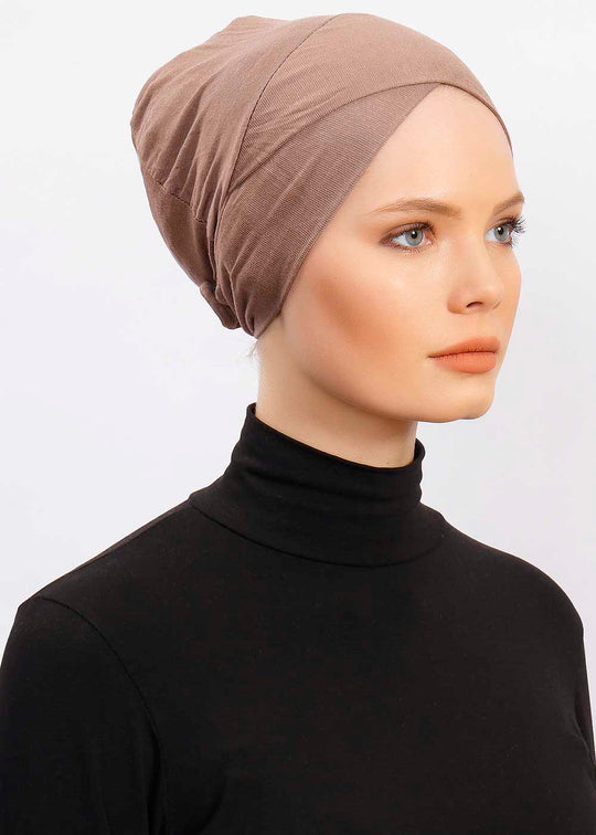 Undercap Bonnet-Cross | Mink